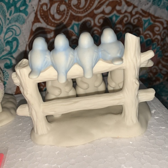 NEW IN BOX SNOWBUNNIES “LET’S ALL SING LIKE THE BIRDIES SING” Snowbabies - Picture 10 of 13